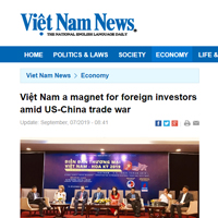 Vietnam a magnet for foreign investors amid US-China trade war
