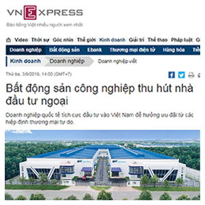 Bất động sản công nghiệp thu hút nhà đầu tư ngoại